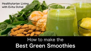 How to Make a Green Smoothie — 5 Step Template whole food vegan oilfree [upl. by Ahtnamys190]