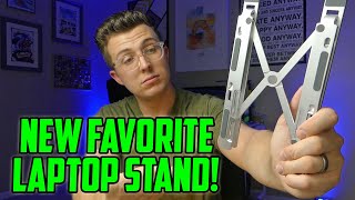 Mosonth Aluminum Laptop Stand Review [upl. by Avram691]