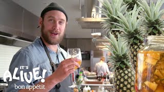 Brad Makes a Fermented Mexican Pineapple Drink Tepache  Its Alive  Bon Appétit [upl. by Eleazar]