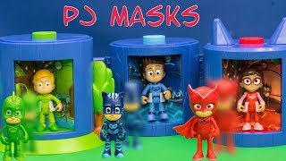 Exploring the PJ Masks Transforming Rooms for Gekko and Catboy [upl. by Htebharas]