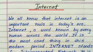 Internet essay writing in english [upl. by Ahoufe]