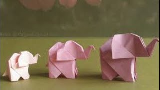 como hacer elefante de papel  origami [upl. by Nilpik]