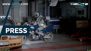 Helite Motorcycle Airbag ADAC Crash Test [upl. by Slorac]