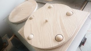 Lazy Susan made of 100 WOOD [upl. by Adonis]