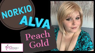 Noriko ALVA Wig Review  Peach Gold  TRISTAS TRESSES [upl. by Ardnwahsal]