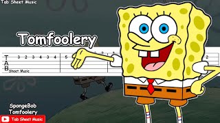 SpongeBob SquarePants  Tomfoolery Guitar Tutorial [upl. by Anatsirhc745]