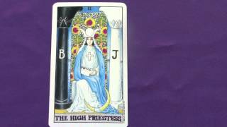 High Priestess Major Arcana 2 Meaning and Interpretation in a Tarot Reading [upl. by Arriek]