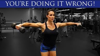 How To Do Lateral Raises  Build Your Shoulders [upl. by Acilef]