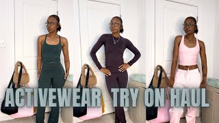 ACTIVEWEAR TRY ON HAUL [upl. by Crofoot413]