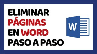 Cómo Eliminar Páginas en Word 2007 2010 y 2013 [upl. by Amo48]