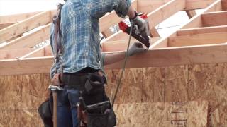 How To Install OSB Roof Sheathing or Decking [upl. by Aiasi]