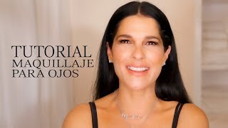 Tutorial maquillaje para ojos Martha Debayle [upl. by Josephine]