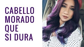 CABELLO MORADO 💜 tinte en casa cuidados y más detalles  JORYCK [upl. by Emiline]