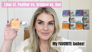 Lilac St Lash Comparison amp Updates Feather Doe Original [upl. by Bohlin]