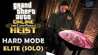 GTA Online The Cayo Perico Heist Finale in Hard Mode  Elite Challenge Solo [upl. by Rehportsirhc845]