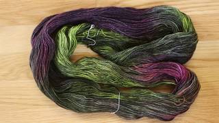 Dyepot Weekly 44  Dyeing Glazed Yarn  Overdyeing Neon Colors with Black [upl. by Shiri]