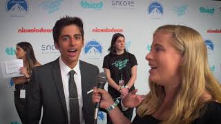 Disney Channels Karan Brar Interview at 9th Annual Thirst Gala [upl. by Engracia]