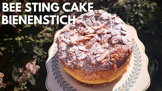 How to make Bienenstich  Classic German Bee Sting Cake [upl. by Anatak]