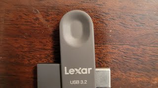 EDC Lexar 128GB USB A and C 32 dual flash drive [upl. by Nyram]