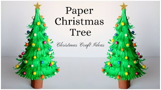 How To Make Paper Christmas Tree  Paper Craft Ideas for Christmas Decorations [upl. by Illib]