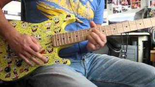 Shredding on SpongeBob SquarePants guitar [upl. by Llevart]