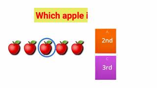 Ordinal Numbers Quiz [upl. by Nywnorb]