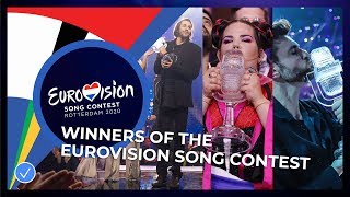 The winners of the Eurovision Song Contest [upl. by Ardnosal231]