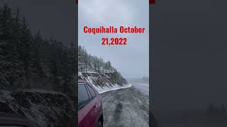 Coquihalla highway update october 212022 [upl. by Mountford]