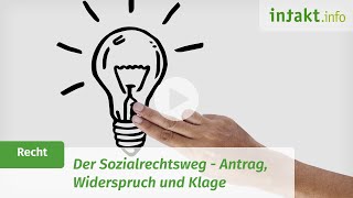 Der Sozialrechtsweg  Antrag Widerspruch und Klage  Erklärvideo [upl. by Kazmirci134]