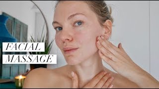 Lymphatic Drainage Face Lifting Massage [upl. by Fregger573]