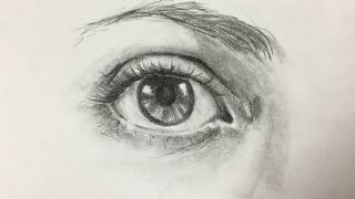 How to Draw a Realistic Eye [upl. by Yedorb]