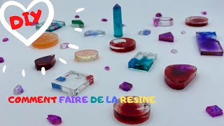 DIY COMMENT FAIRE DE LA RÉSINE 💎🧩 [upl. by Fi838]