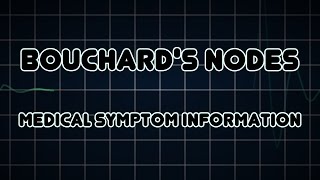 Bouchards nodes Medical Symptom [upl. by Corby]