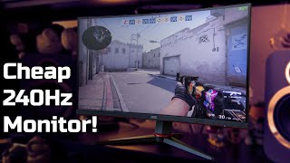 AOC C27G2ZU review A cheap 240Hz monitor [upl. by Otrebcire553]