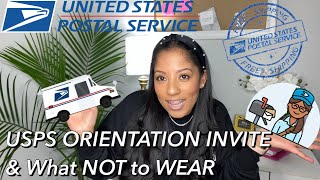 My USPS Orientation InviteUSPS Dress CodeMy USPS Hiring ProcessRCARural CarrierMy Experience [upl. by Nojel]