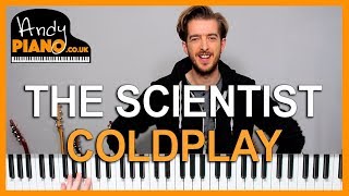 COLDPLAY  THE SCIENTIST EASY SONGS ON PIANO  TUTORIAL [upl. by Flem]