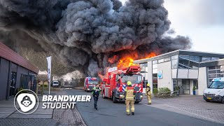 GROTE BRAND BIJ BANDENBEDRIJF [upl. by Affrica921]