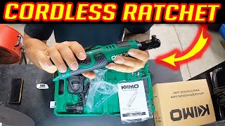 Every Toolbox Needs THIS  Cordless Electric Ratchet KIMO Review [upl. by Ojeillib]