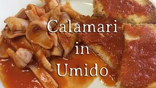 COME FARE I CALAMARI IN UMIDO COME QUELLI DEL RISTORANTE [upl. by Eadwina]