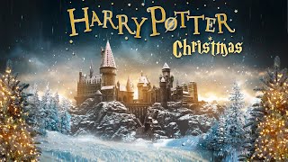 8 Hours Harry Potter Christmas 🎄 ASMR Ambience ⋄ Hogwarts The burrow and More 🎁✨ Cozy Winter Scenes [upl. by Eiramana]