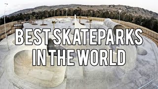 10 BIGGEST Skateparks In The WORLD US UK Canada Australia China [upl. by Vivl86]