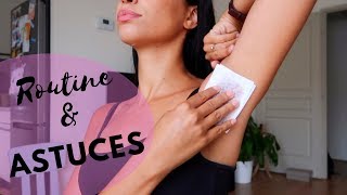 ROUTINE EPILATION A LA CIRE JAMBES MAILLOT AISSELLES [upl. by Nuahsel460]