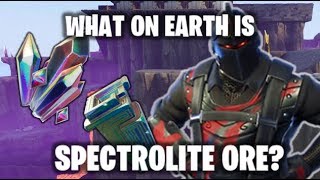 WHAT IS SPECTROLITE ORE  Fortnite Save The World Secret Items [upl. by Ecinereb]