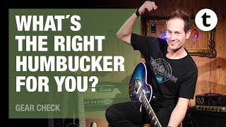 5 Types Of Humbucker Pickups  Sound Comparison  Thomann [upl. by Ahsauqal]