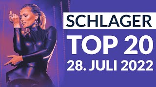 SCHLAGER CHARTS TOP 20  28 Juli 2022 [upl. by Yasdnil486]