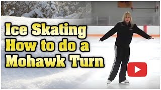 Beginning Ice Skating  How to do a Mohawk Turn [upl. by Olemrac494]