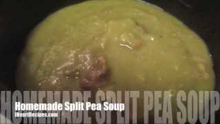 Homemade Split Pea Soup in the Crockpot  I Heart Recipes [upl. by Atnovart]