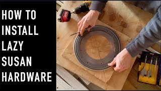 How to install Lazy Susan Hardware [upl. by Ackerley674]