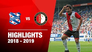 Highlights  sc Heerenveen  Feyenoord  Eredivisie 20182019 [upl. by Lleder134]