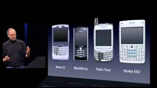 Steve Jobs introduces iPhone in 2007 [upl. by Romonda]